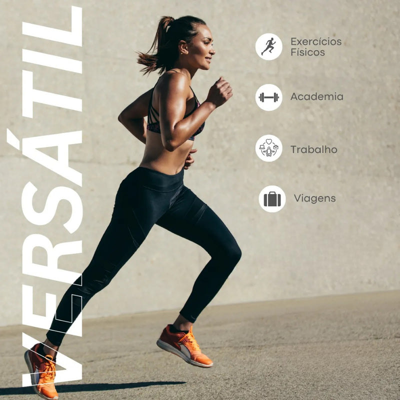 Kit 3 Calças Legging Sustentação Academia