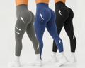 Kit 3 Calças Legging Sustentação Academia